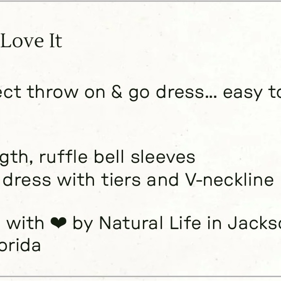 Natural Life Floral Boho Dress - Picture 6 of 7